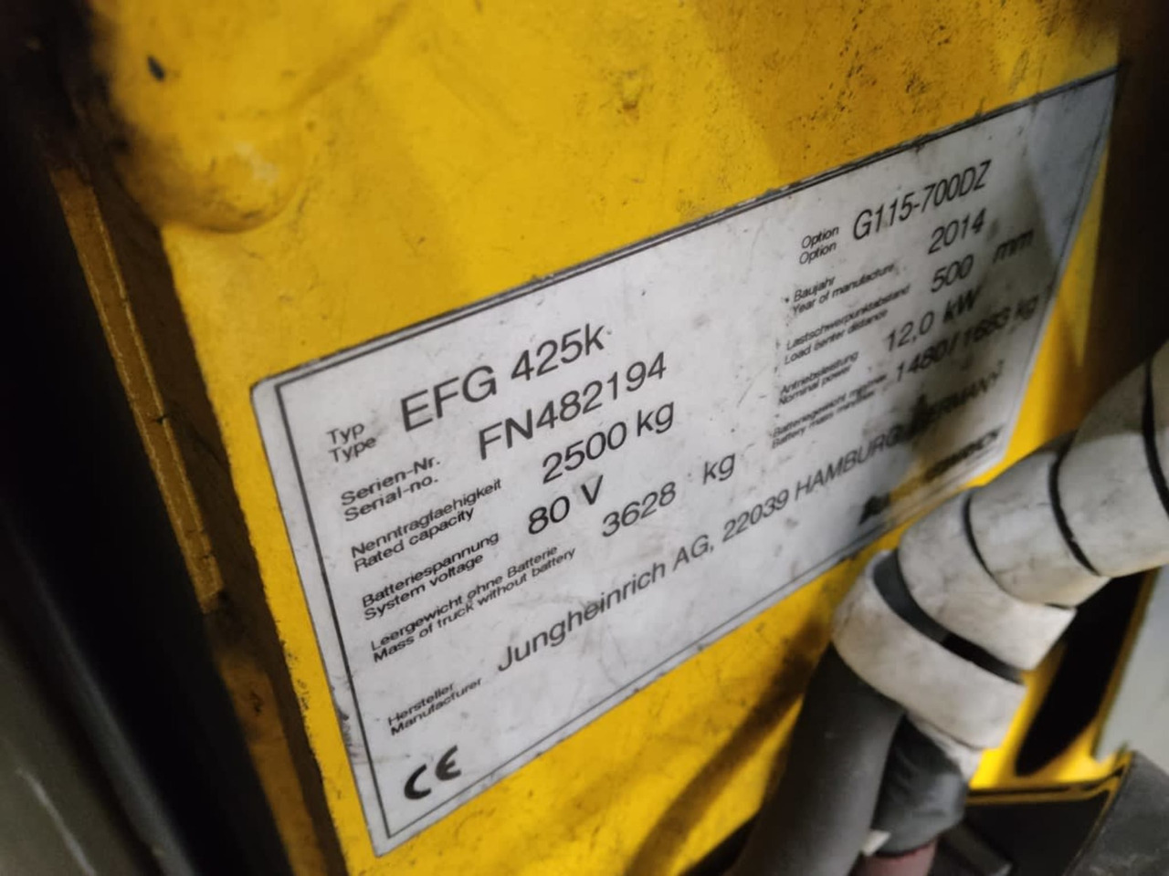 Jungheinrich EFG425 - Elektrický vysokozdvižný vozík: obrázek 2 Jungheinrich EFG425 - Elektrický vysokozdvižný vozík: obrázek 2