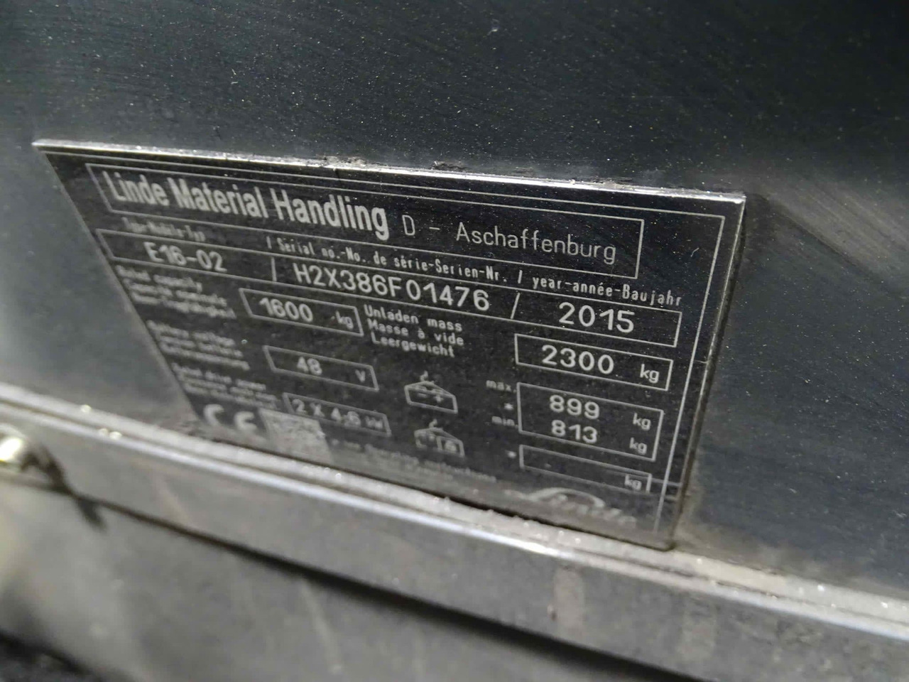 Linde E16-02 - Elektrický vysokozdvižný vozík: obrázek 3 Linde E16-02 - Elektrický vysokozdvižný vozík: obrázek 3