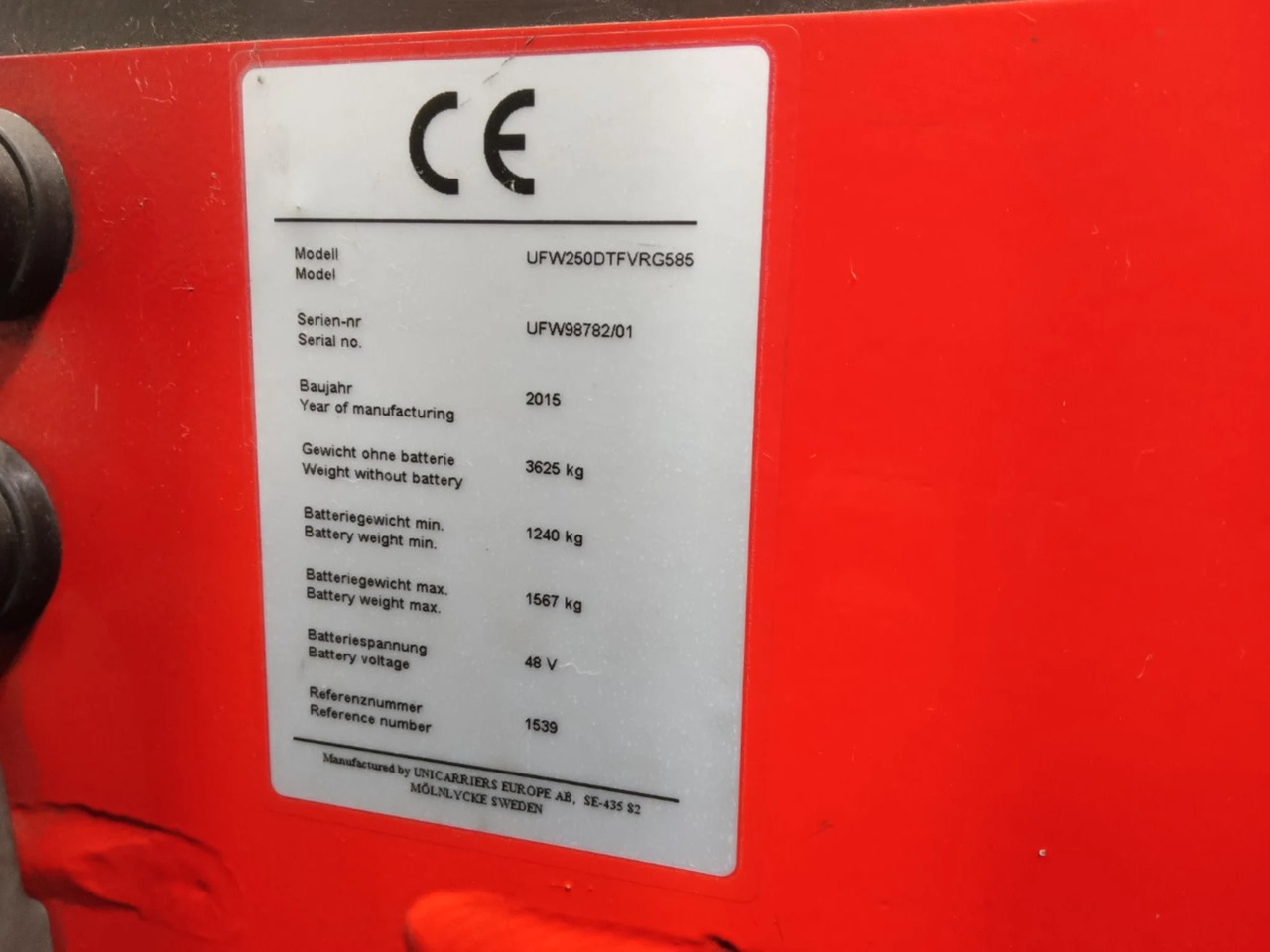 Linde R25F - Retrak: obrázek 2 Linde R25F - Retrak: obrázek 2