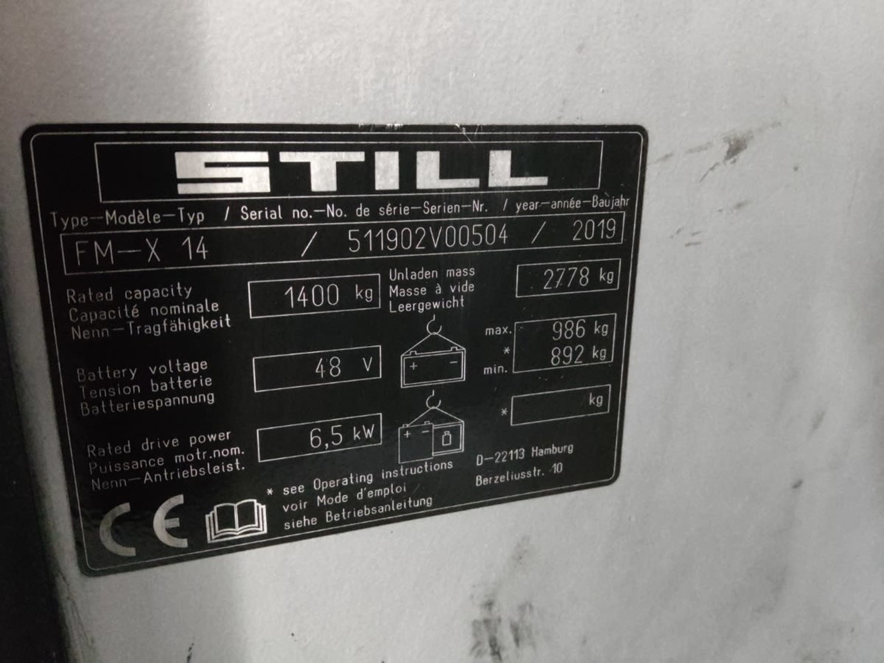 STILL FM-X14 - Retrak: obrázek 2 STILL FM-X14 - Retrak: obrázek 2