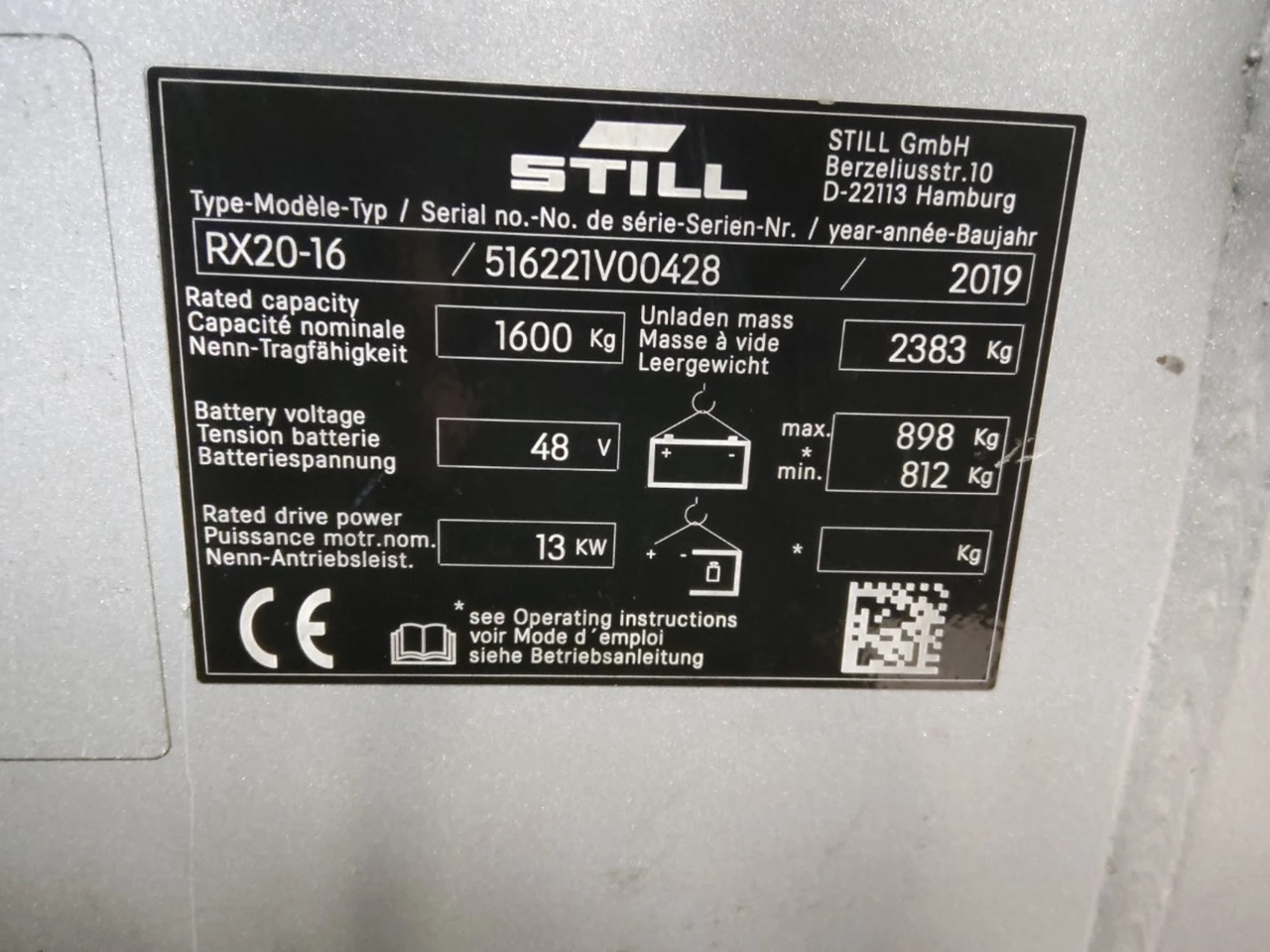STILL RX20-16 - Elektrický vysokozdvižný vozík: obrázek 5 STILL RX20-16 - Elektrický vysokozdvižný vozík: obrázek 5