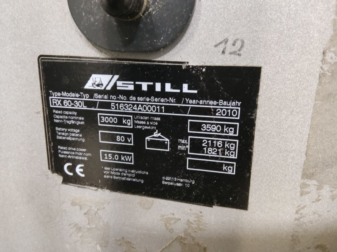 STILL RX60-30L - Elektrický vysokozdvižný vozík: obrázek 5 STILL RX60-30L - Elektrický vysokozdvižný vozík: obrázek 5