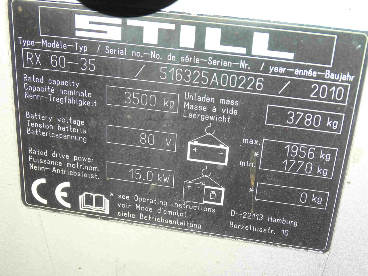 STILL RX60-35 - Elektrický vysokozdvižný vozík: obrázek 5 STILL RX60-35 - Elektrický vysokozdvižný vozík: obrázek 5