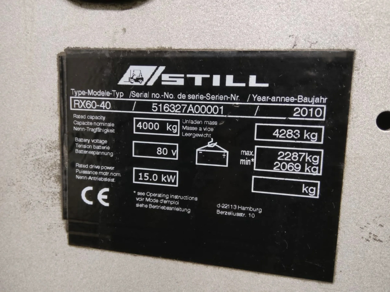 STILL RX60-40 - Elektrický vysokozdvižný vozík: obrázek 5 STILL RX60-40 - Elektrický vysokozdvižný vozík: obrázek 5