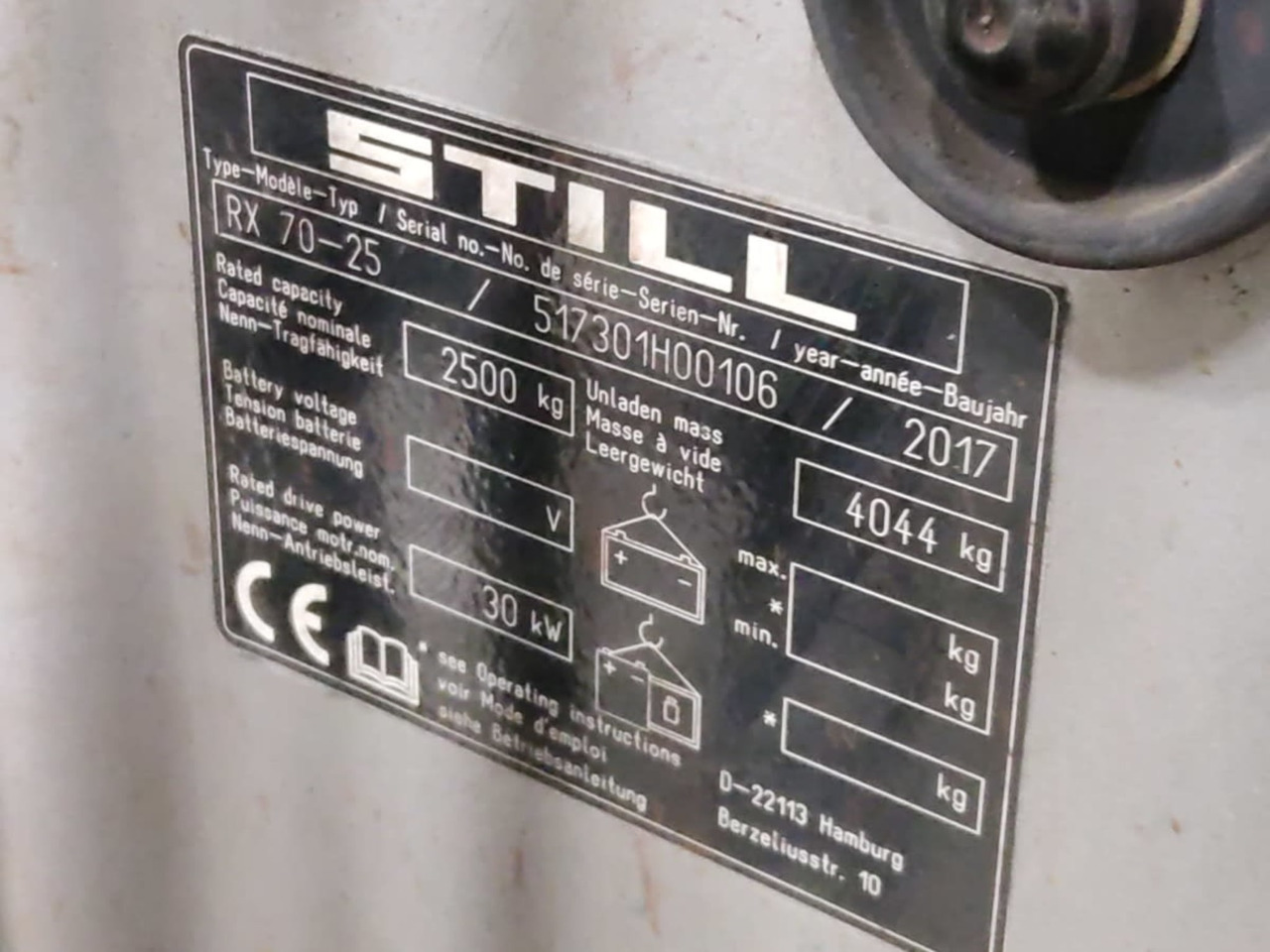 STILL RX70-25 - Dieselový vysokozdvižný vozík: obrázek 5 STILL RX70-25 - Dieselový vysokozdvižný vozík: obrázek 5