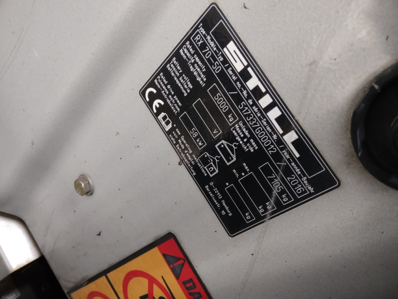 STILL RX70-50T - Plynový vysokozdvižný vozík: obrázek 5 STILL RX70-50T - Plynový vysokozdvižný vozík: obrázek 5