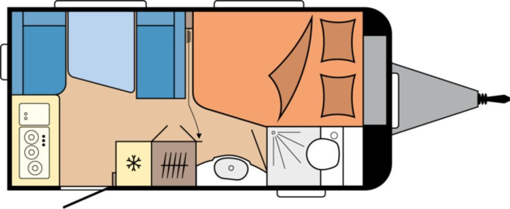 Hobby De Luxe 400 SFe 1500kg., Fahrradträger - Karavan: obrázek 2 Hobby De Luxe 400 SFe 1500kg., Fahrradträger - Karavan: obrázek 2