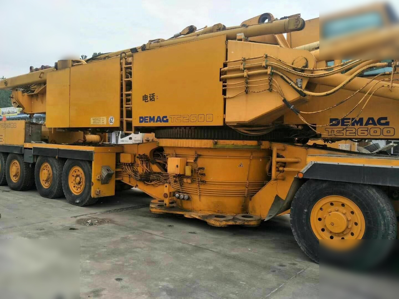 1991 DEMAG TC 2600 - Samostavitelný jeřáb: obrázek 2 1991 DEMAG TC 2600 - Samostavitelný jeřáb: obrázek 2