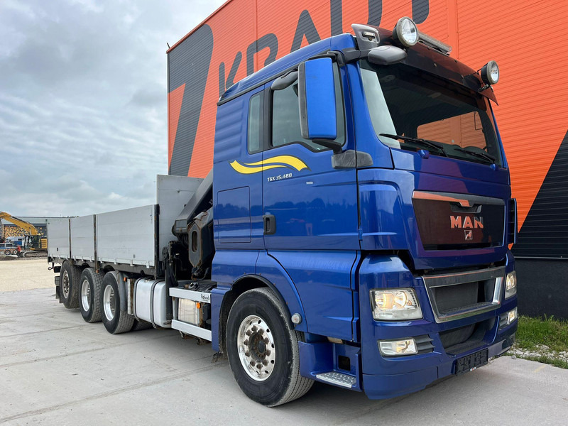 MAN TGX 35.480 8x4*4 HIAB 288E-7 / PLATFORM L=6397 mm - Nákladní automobil valníkový/ Plošinový, Auto s hydraulickou rukou: obrázek 4 MAN TGX 35.480 8x4*4 HIAB 288E-7 / PLATFORM L=6397 mm - Nákladní automobil valníkový/ Plošinový, Auto s hydraulickou rukou: obrázek 4