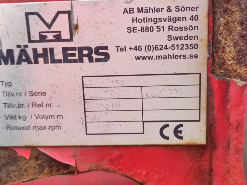 Vozidlo pro zimní údržbu Mählers SP14/45B SIDE WING PLOW / KÜLJE SAHK: obrázek 6