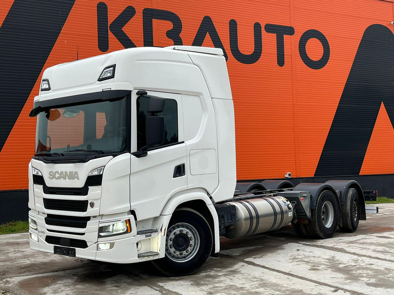 Scania G 410 6x2*4 LNG / RETARDER / CHASSIS L=6514 mm - Podvozek s kabinou: obrázek 1 Scania G 410 6x2*4 LNG / RETARDER / CHASSIS L=6514 mm - Podvozek s kabinou: obrázek 1