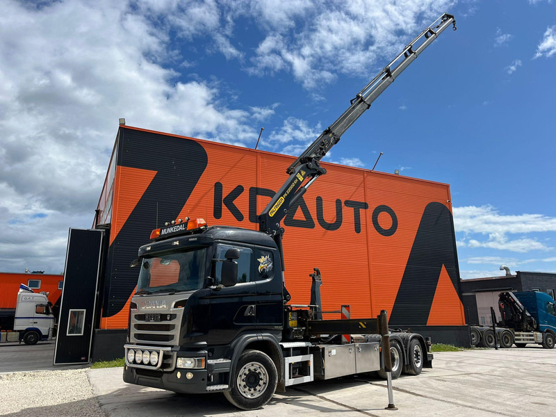 Scania G 440 6x2*4 PK22002 + JIB / PALFINGER 20 ton / L=5000 mm - Hákový nosič kontejnerů, Auto s hydraulickou rukou: obrázek 1 Scania G 440 6x2*4 PK22002 + JIB / PALFINGER 20 ton / L=5000 mm - Hákový nosič kontejnerů, Auto s hydraulickou rukou: obrázek 1