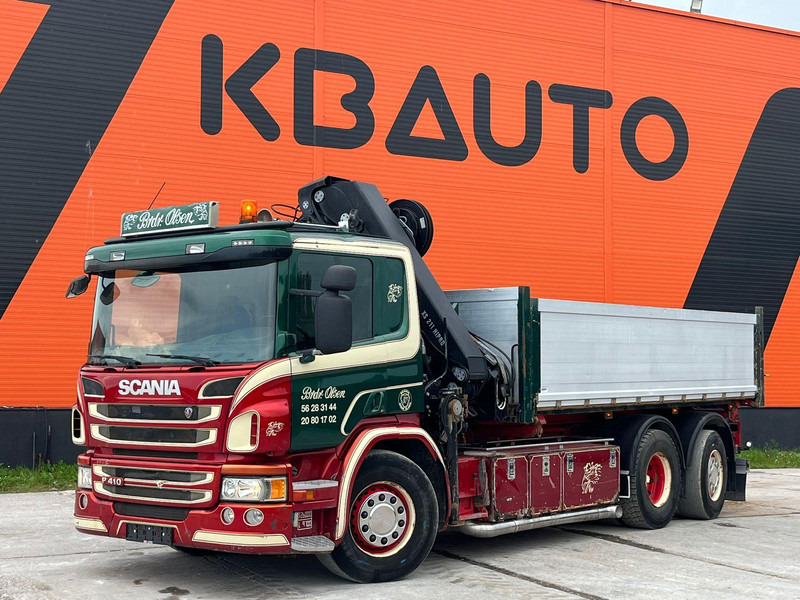 Scania P 410 6x2*4 HIAB 211EP-5 / BOX L=5386 mm - Sklápěč, Auto s hydraulickou rukou: obrázek 2 Scania P 410 6x2*4 HIAB 211EP-5 / BOX L=5386 mm - Sklápěč, Auto s hydraulickou rukou: obrázek 2