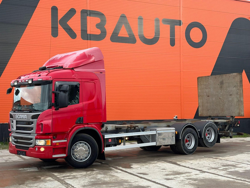 Scania P 440 6x2 FOR SALE AS CHASSIS / RETARDER / CHASSIS L=7741 mm - Podvozek s kabinou: obrázek 1 Scania P 440 6x2 FOR SALE AS CHASSIS / RETARDER / CHASSIS L=7741 mm - Podvozek s kabinou: obrázek 1