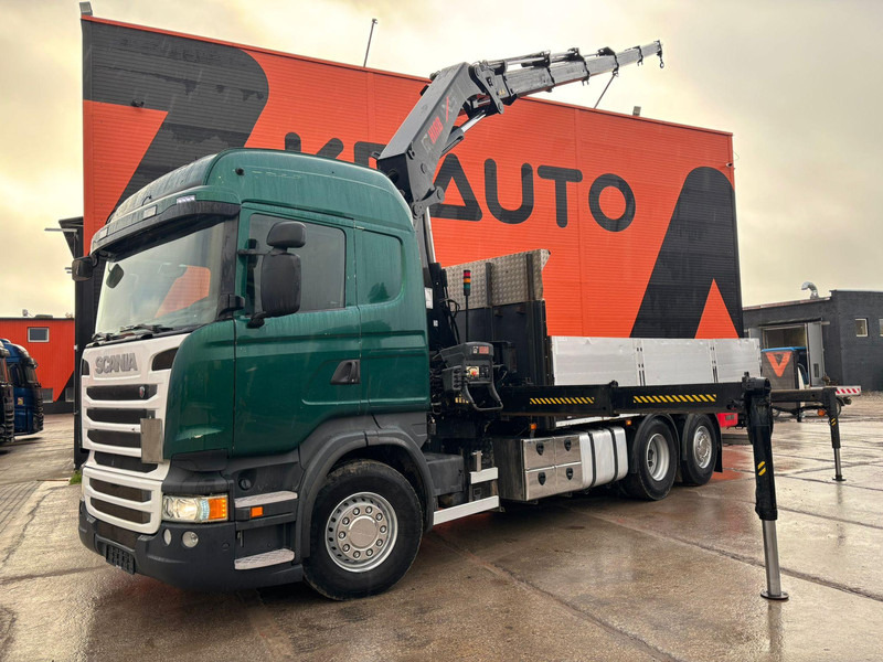 Scania R 410 6x2 HIAB 322EP-5 HIPRO / PLATFORM L=6131 mm - Nákladní automobil valníkový/ Plošinový, Auto s hydraulickou rukou: obrázek 1 Scania R 410 6x2 HIAB 322EP-5 HIPRO / PLATFORM L=6131 mm - Nákladní automobil valníkový/ Plošinový, Auto s hydraulickou rukou: obrázek 1