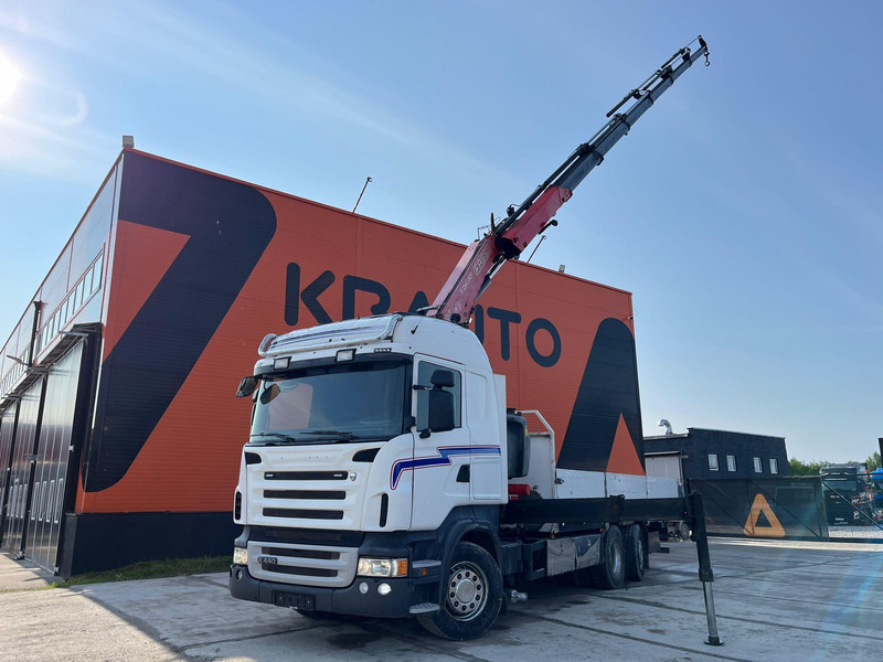 Scania R 440 6x2*4 FASSI F260XP / PLATFORM L=6760 mm - Nákladní automobil valníkový/ Plošinový, Auto s hydraulickou rukou: obrázek 1 Scania R 440 6x2*4 FASSI F260XP / PLATFORM L=6760 mm - Nákladní automobil valníkový/ Plošinový, Auto s hydraulickou rukou: obrázek 1