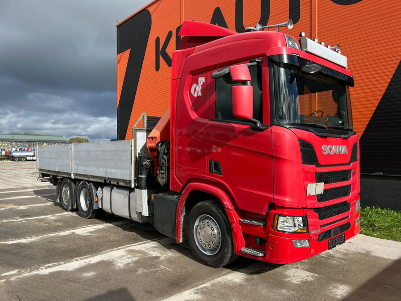 Scania R 450 6x2*4 PK 26002 / PLATFORM L=6482 mm - Nákladní automobil valníkový/ Plošinový, Auto s hydraulickou rukou: obrázek 4 Scania R 450 6x2*4 PK 26002 / PLATFORM L=6482 mm - Nákladní automobil valníkový/ Plošinový, Auto s hydraulickou rukou: obrázek 4