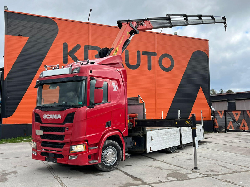 Scania R 450 6x2*4 PK 26002 / PLATFORM L=6482 mm - Nákladní automobil valníkový/ Plošinový, Auto s hydraulickou rukou: obrázek 1 Scania R 450 6x2*4 PK 26002 / PLATFORM L=6482 mm - Nákladní automobil valníkový/ Plošinový, Auto s hydraulickou rukou: obrázek 1