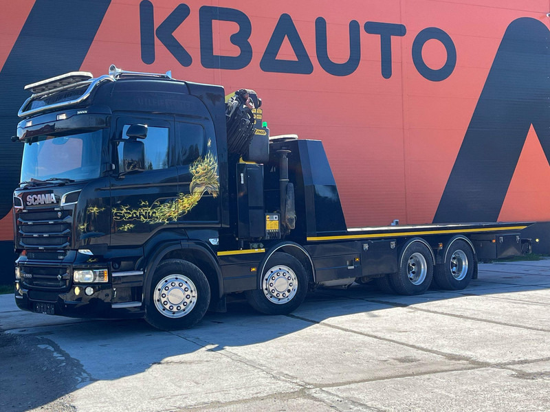 Scania R 560 8x4 PK 34002 / WINCH / FALCOM FAS 12000 / PLATFORM L=6564 mm - Přepravník automobilů: obrázek 1 Scania R 560 8x4 PK 34002 / WINCH / FALCOM FAS 12000 / PLATFORM L=6564 mm - Přepravník automobilů: obrázek 1