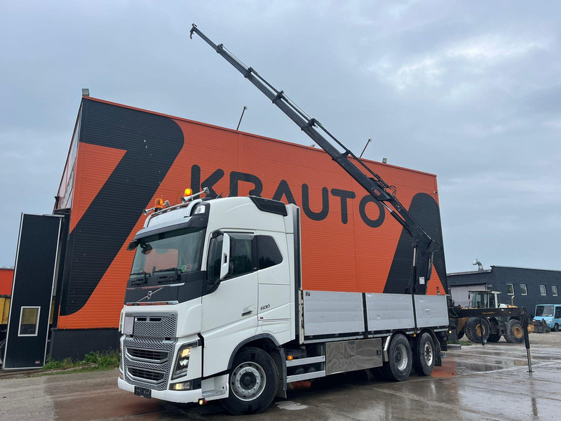 Volvo FH 16 600 6x2*4 HIAB 166E-5 HIPRO / PLATFORM L=6309 mm - Nákladní automobil valníkový/ Plošinový, Auto s hydraulickou rukou: obrázek 1 Volvo FH 16 600 6x2*4 HIAB 166E-5 HIPRO / PLATFORM L=6309 mm - Nákladní automobil valníkový/ Plošinový, Auto s hydraulickou rukou: obrázek 1