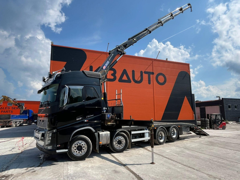 Volvo FH 16 750 8x4 HMF2620K-5 / WINCH / PLATFORM L=7100 mm - Přepravník automobilů: obrázek 1 Volvo FH 16 750 8x4 HMF2620K-5 / WINCH / PLATFORM L=7100 mm - Přepravník automobilů: obrázek 1