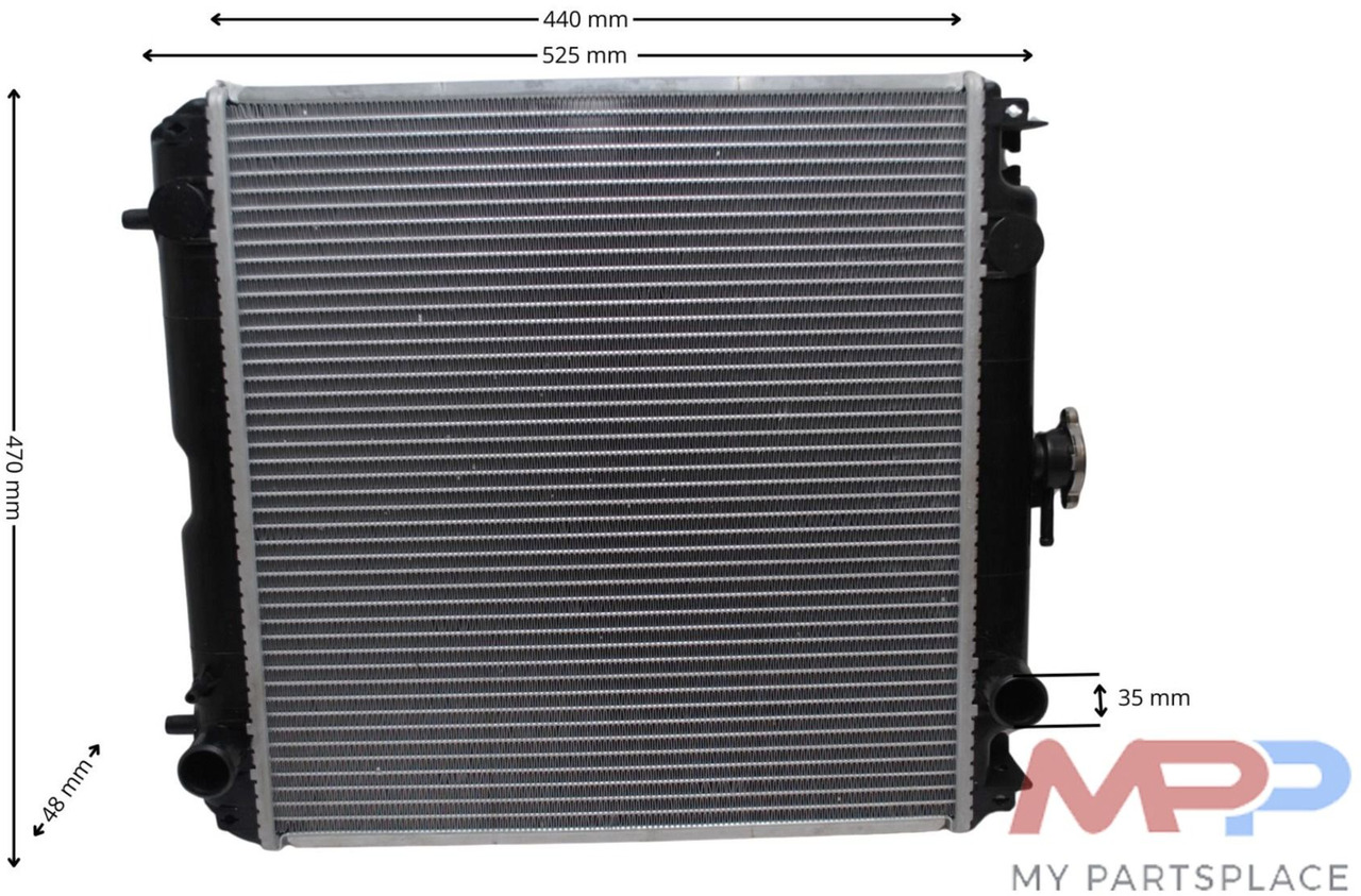 Kubota Radiator Yanmar 3TNV88 129242-44500 - Motor: obrázek 3 Kubota Radiator Yanmar 3TNV88 129242-44500 - Motor: obrázek 3