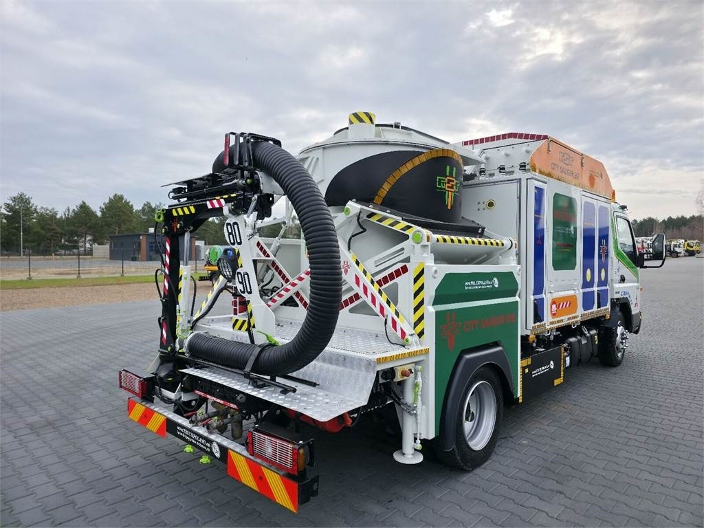Čistič odpadových jam Mitsubishi CANTER odkurzacz koparka ssąca Saugbagger CITY SAU: obrázek 6