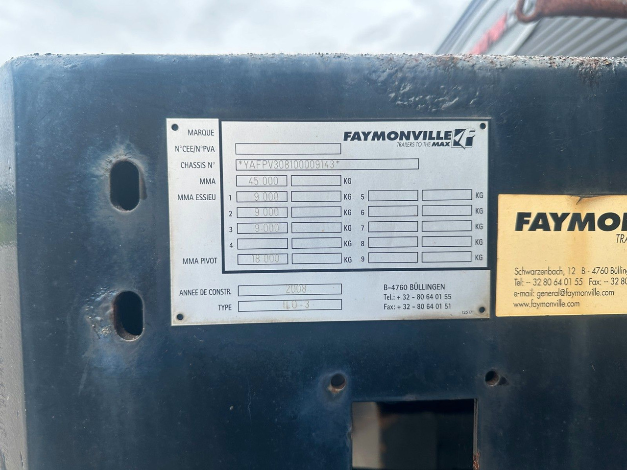 Faymonville Prefamax 3 achs innenlader - Podvalníkový návěs: obrázek 3 Faymonville Prefamax 3 achs innenlader - Podvalníkový návěs: obrázek 3