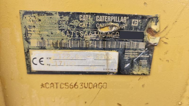 Caterpillar CS663E - Kompaktor: obrázek 4 Caterpillar CS663E - Kompaktor: obrázek 4