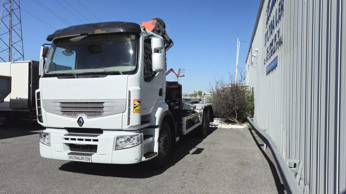 Renault Premium avec grue PALFINGER PK 18000 - Hákový nosič kontejnerů, Auto s hydraulickou rukou: obrázek 5 Renault Premium avec grue PALFINGER PK 18000 - Hákový nosič kontejnerů, Auto s hydraulickou rukou: obrázek 5