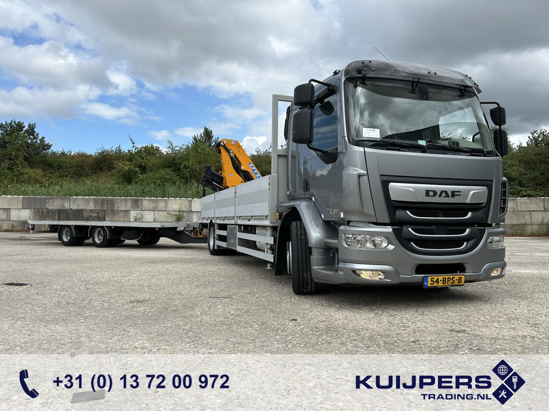 DAF LF 320 FA 19T + Burg BPM 0018 Trailer / Effer 175.2/c3s Crane / NL Combi - Nákladní automobil valníkový/ Plošinový, Auto s hydraulickou rukou: obrázek 1 DAF LF 320 FA 19T + Burg BPM 0018 Trailer / Effer 175.2/c3s Crane / NL Combi - Nákladní automobil valníkový/ Plošinový, Auto s hydraulickou rukou: obrázek 1