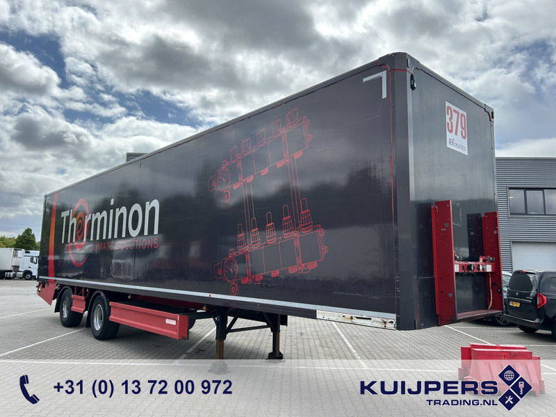 Groenewegen Jumbo DRO-14-18 / Box Trailer / 2x Stuuras / Laadklep / APK 06-26 - Skříňový návěs: obrázek 1 Groenewegen Jumbo DRO-14-18 / Box Trailer / 2x Stuuras / Laadklep / APK 06-26 - Skříňový návěs: obrázek 1
