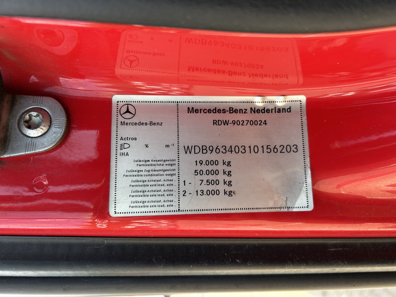 Tahač Mercedes-Benz Actros 1840 LS StreamSpace / 795 dkm / NL Truck / APK TUV 05-26: obrázek 13