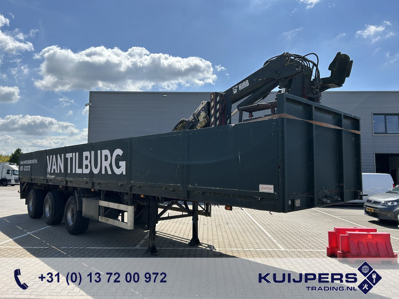 Vogelzang V02 17 30 / Heavy Duty Chassis / 3 axle 10 Ton / Hiab Crane Defect - Návěs valník/ Plato: obrázek 1 Vogelzang V02 17 30 / Heavy Duty Chassis / 3 axle 10 Ton / Hiab Crane Defect - Návěs valník/ Plato: obrázek 1