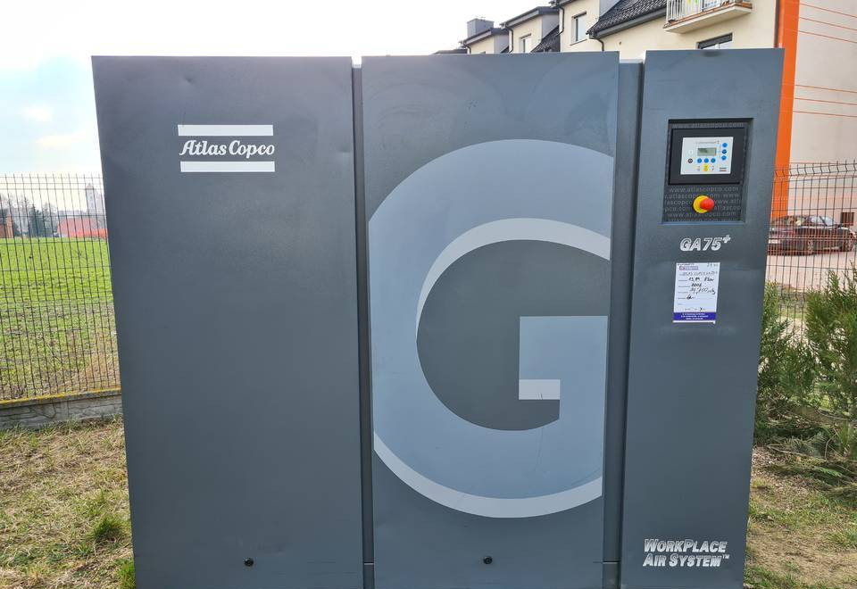 Kompresor śrubowy ATLAS COPCO GA 75 + - Mobilní kompresor: obrázek 1 Kompresor śrubowy ATLAS COPCO GA 75 + - Mobilní kompresor: obrázek 1