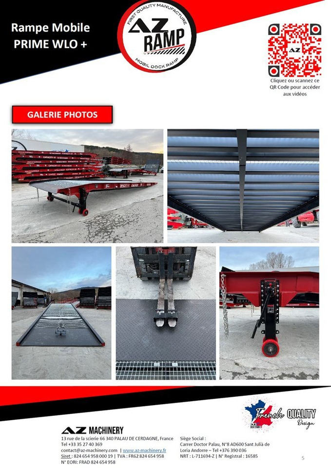 AZ RAMP-PRIME PRIME WLO + 8 . Industrial Mobil Loading Ramp - Nájezdová rampa: obrázek 5 AZ RAMP-PRIME PRIME WLO + 8 . Industrial Mobil Loading Ramp - Nájezdová rampa: obrázek 5
