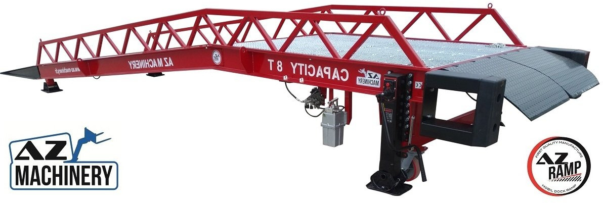 Loading Ramp with with electric tilting bridge - AZ RAMP - STAR- 10T-ZR-E. 10 ton capacity - Nájezdová rampa: obrázek 1 Loading Ramp with with electric tilting bridge - AZ RAMP - STAR- 10T-ZR-E. 10 ton capacity - Nájezdová rampa: obrázek 1