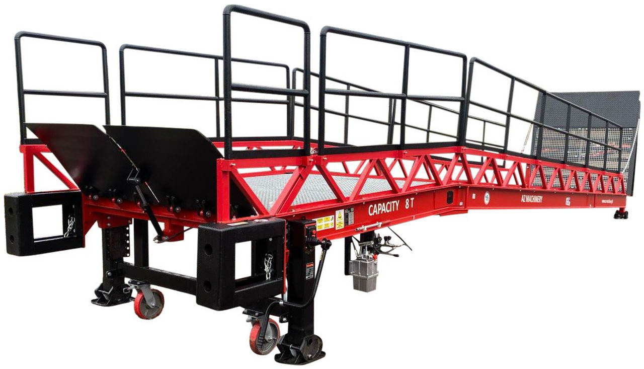 Loading Ramp with with hydraulic folding bridge - AZ RAMP - STAR-OTC- 8T. 8 ton capacity - Nájezdová rampa: obrázek 1 Loading Ramp with with hydraulic folding bridge - AZ RAMP - STAR-OTC- 8T. 8 ton capacity - Nájezdová rampa: obrázek 1