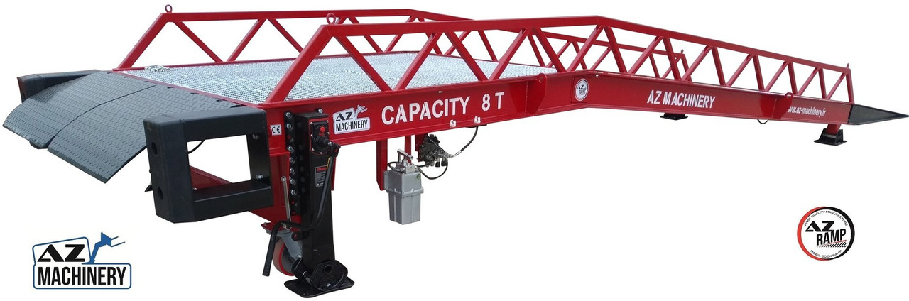 Loading Ramp with with hydraulic tilting bridge - AZ RAMP - STAR- 8T. 8 ton capacity - Nájezdová rampa: obrázek 1 Loading Ramp with with hydraulic tilting bridge - AZ RAMP - STAR- 8T. 8 ton capacity - Nájezdová rampa: obrázek 1