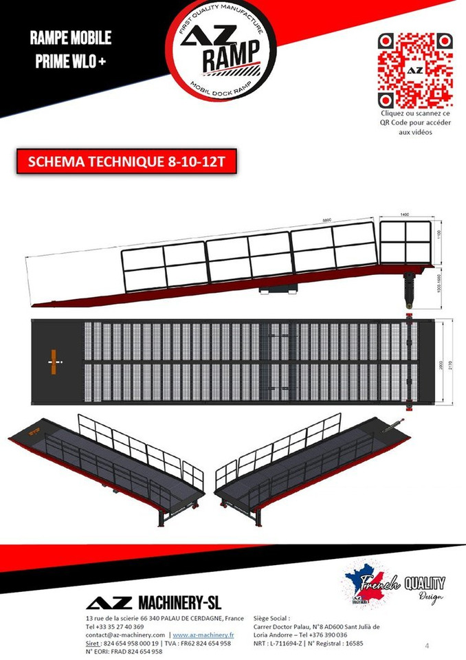 **RENTAL 12-24-36 Month** AZ RAMP-PRIME PRIME WLO + 8 . Industrial Mobil Loading Ramp - Nájezdová rampa: obrázek 5 **RENTAL 12-24-36 Month** AZ RAMP-PRIME PRIME WLO + 8 . Industrial Mobil Loading Ramp - Nájezdová rampa: obrázek 5