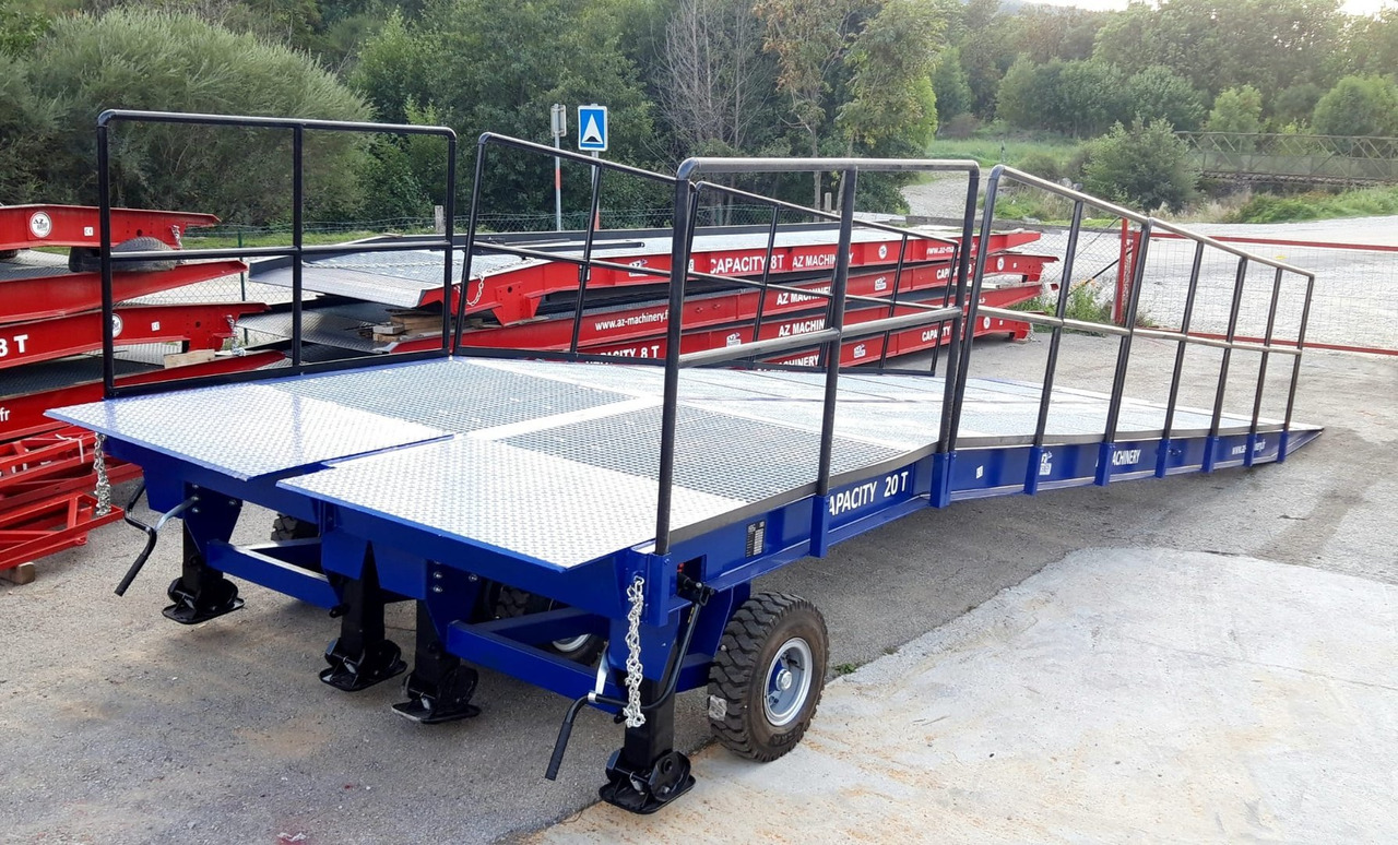 **RENTAL** Large Mobile dock ramp, uncouplable AZ RAMP - KING VERSION, BIG FOOT LLO 20 T - Nájezdová rampa: obrázek 2 **RENTAL** Large Mobile dock ramp, uncouplable AZ RAMP - KING VERSION, BIG FOOT LLO 20 T - Nájezdová rampa: obrázek 2