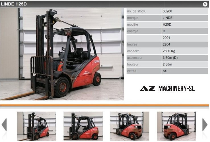 Used Forklift FENWICK LINDE H25D - Vysokozdvižný vozík: obrázek 1 Used Forklift FENWICK LINDE H25D - Vysokozdvižný vozík: obrázek 1