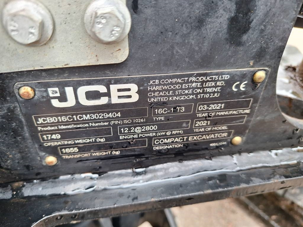 Nový Mini rýpadlo JCB C 16-1: obrázek 23