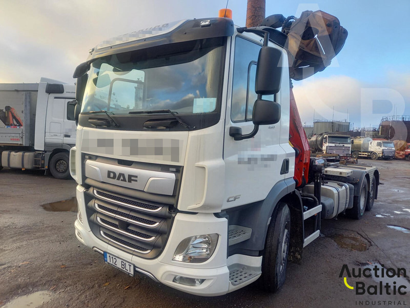 DAF CF 450 FAR - Hákový nosič kontejnerů, Auto s hydraulickou rukou: obrázek 1 DAF CF 450 FAR - Hákový nosič kontejnerů, Auto s hydraulickou rukou: obrázek 1
