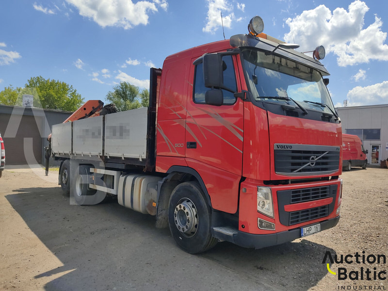 Volvo FH500 - Nákladní automobil valníkový/ Plošinový, Auto s hydraulickou rukou: obrázek 1 Volvo FH500 - Nákladní automobil valníkový/ Plošinový, Auto s hydraulickou rukou: obrázek 1