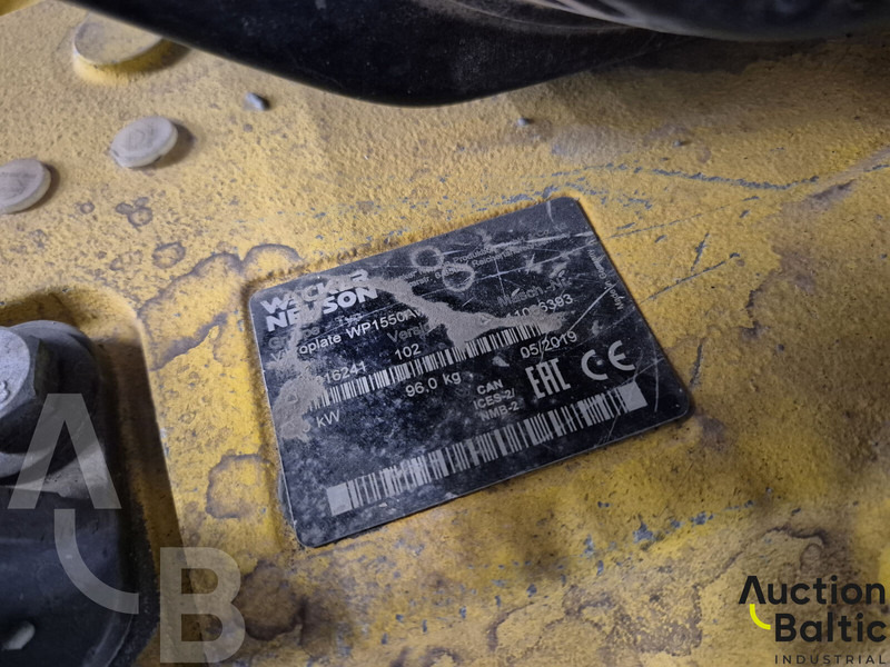 WACKER NEUSON WP1550AW - Vibrační deska: obrázek 5 WACKER NEUSON WP1550AW - Vibrační deska: obrázek 5