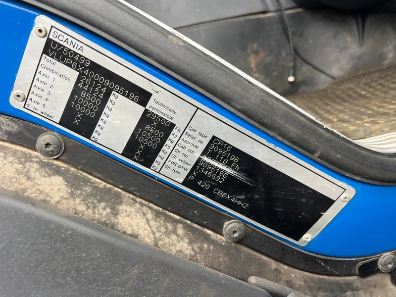 Hákový nosič kontejnerů Scania P420 Belgian truck**205.000km**Retarder full steel**: obrázek 14