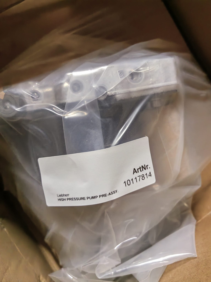 Nový Náhradní díly Liebherr 10117814 high pressure pump pre-assy.: obrázek 1