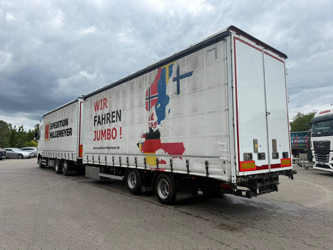 FBL Tandem Anhänger Volumen Inklusive LKW!! - Plachtový přívěs: obrázek 2 FBL Tandem Anhänger Volumen Inklusive LKW!! - Plachtový přívěs: obrázek 2