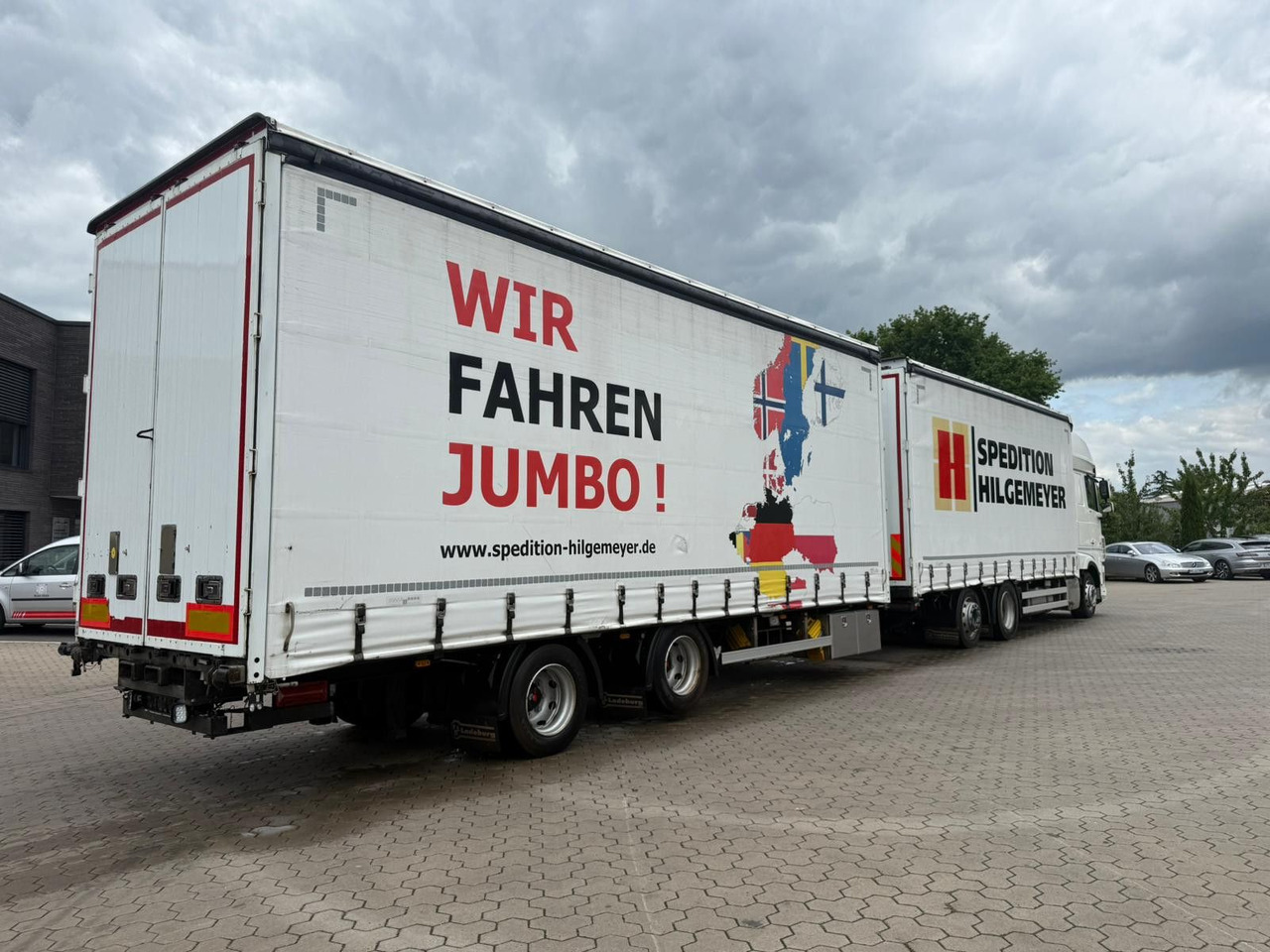 FBL Tandem Anhänger Volumen Inklusive LKW!! - Plachtový přívěs: obrázek 1 FBL Tandem Anhänger Volumen Inklusive LKW!! - Plachtový přívěs: obrázek 1